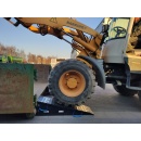 Rampe zum ein und ausfahren von Containern